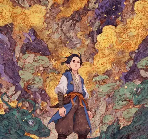 日常短篇漫画题材封面，画面柔和展现生活片段